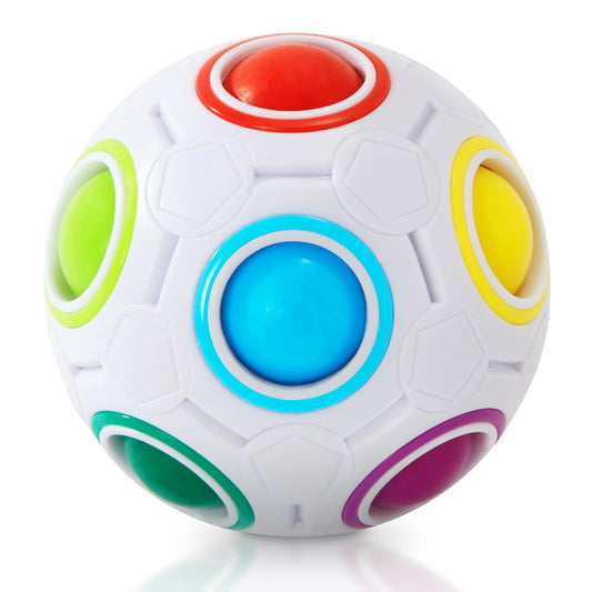 Vdealen Magic Rainbow Puzzle Ball front view for focus and play