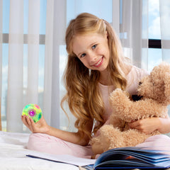 Vdealen Green Color Rainbow Puzzle Ball adds vibrant visual interest and tactile appeal.