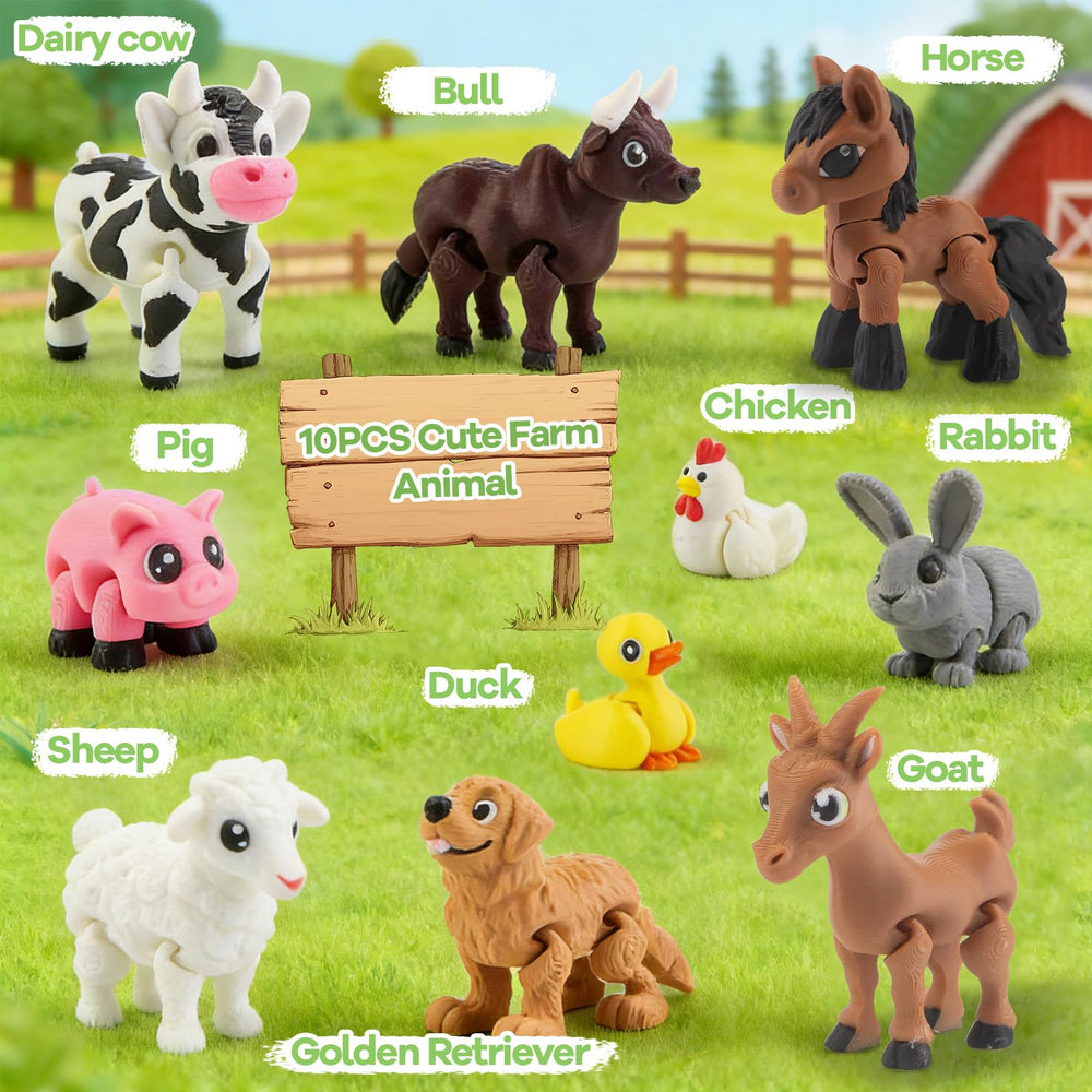 VDEZX dairy cow 3D-printed figurine for creative storytelling.