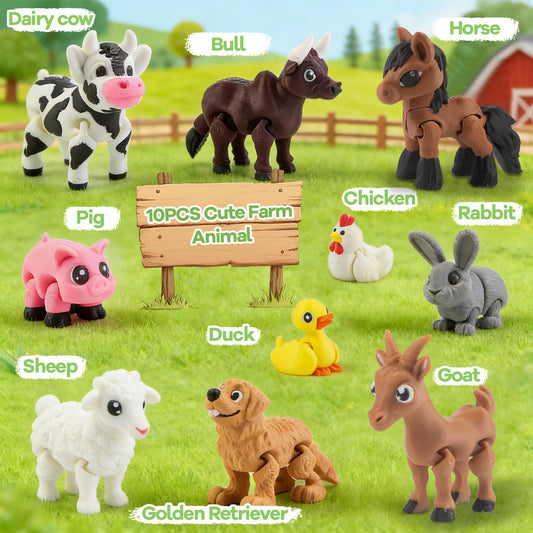 VDEZX dairy cow 3D-printed figurine for creative storytelling.