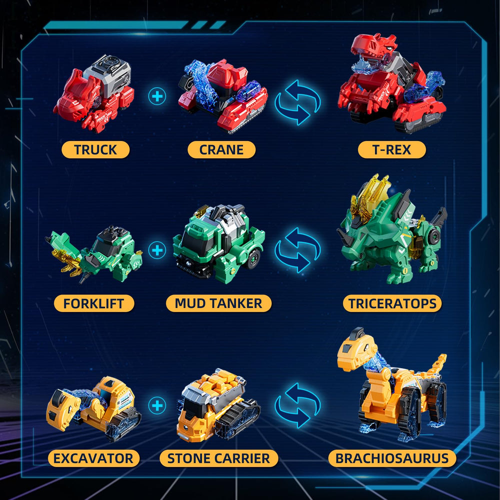VEAIS Dinosaur-to-Robot Transformation invites storytelling and creative morphing between forms.