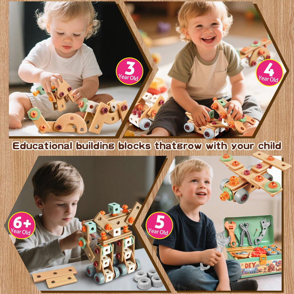 VEAIS wheels bolts nuts inspire hands-on problem solving and engineering curiosity.