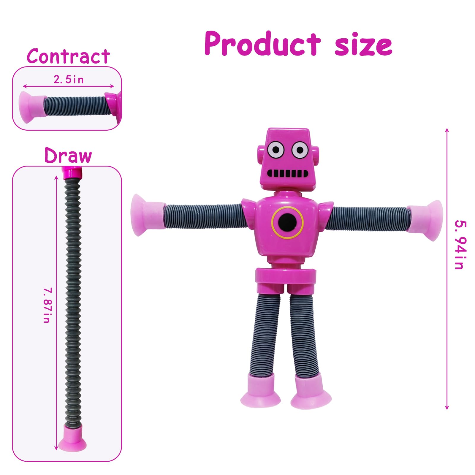 Veakeqe pop tubes sensory toy stretching aids focus and fine motor skill practice.