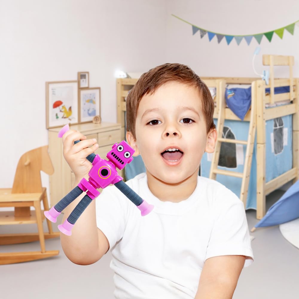 Veakeqe telescopic pop tubes promote stress relief and calming play sessions.