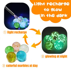 VEALIZUU 16mm glass marbles designed for durable, smooth action