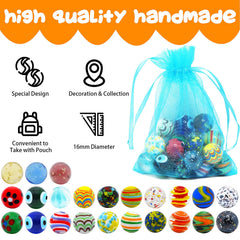 VEALIZUU marble-run compatible marbles for quick replacement during games