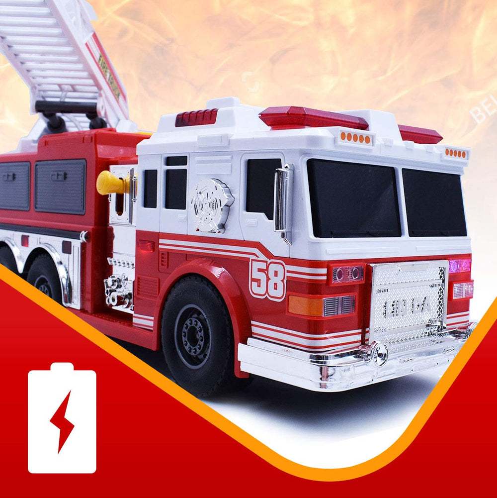 VEBO fire truck 15-inch size suits indoor and outdoor play
