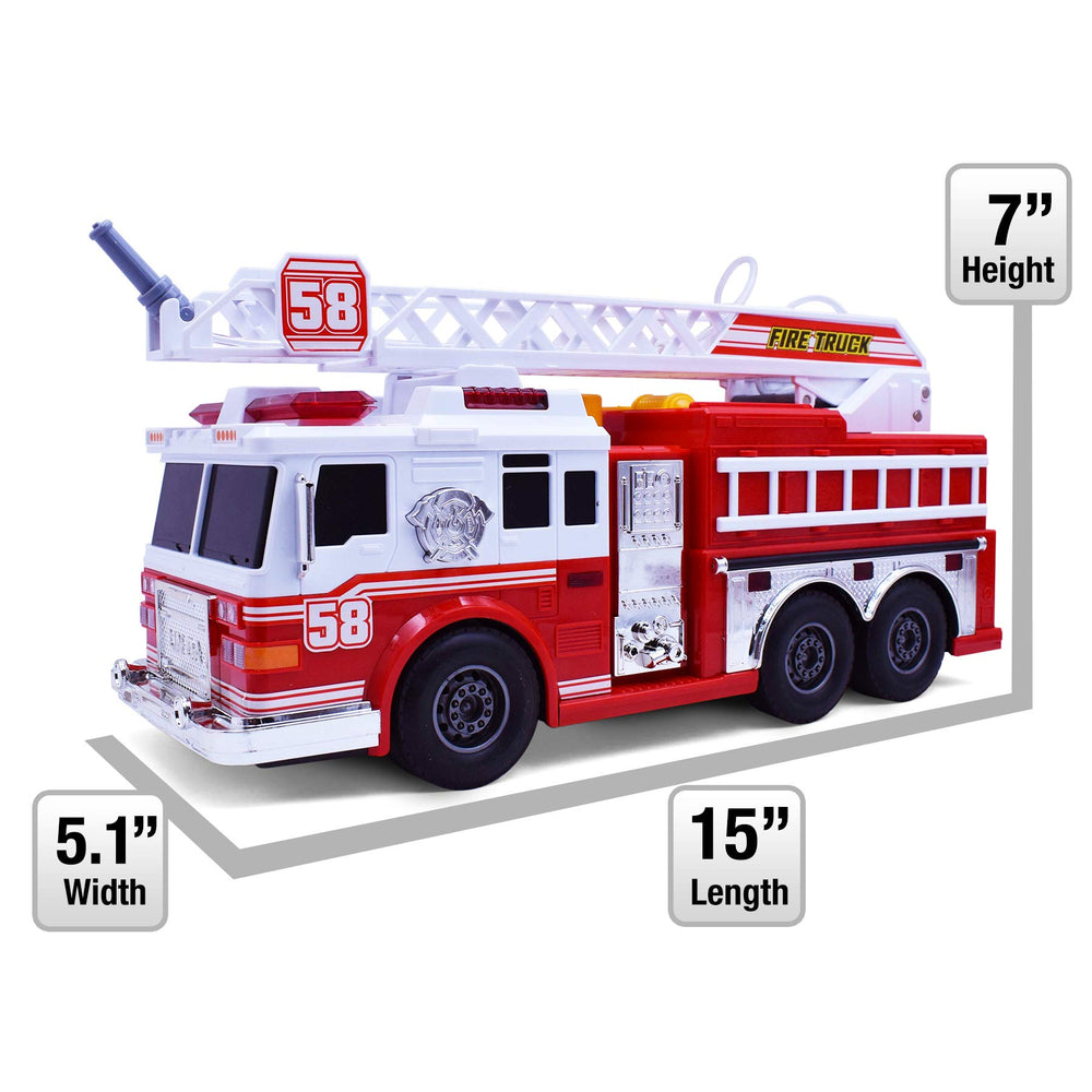 VEBO fire truck ideal for ages 3+ exploration