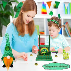 Vecacosic Leprechaun Trap Kit wood materials and UV printing detail.