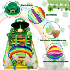 Bright, festive colors for St Patrick's Day trap assembly with Vecacosic kit