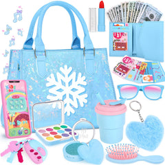 VEDALIO Little Girl Purse with soft leather and easy zipper for tiny hands
