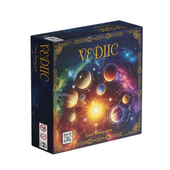 Vediic cosmos board shows planetary setup for strategic play and family gaming.