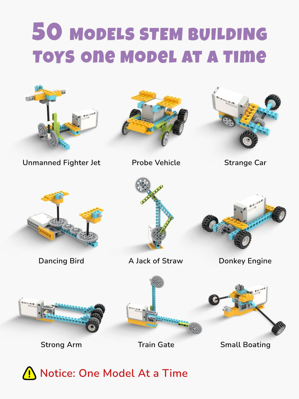 Veecafiodi 50-in-1 STEM kit attack robot with moving parts fuels creativity and engineering curiosity