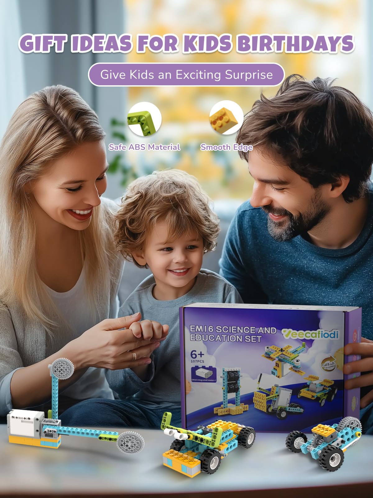 Veecafiodi 50-in-1 STEM kit instruction manual provides clear steps for independent learning