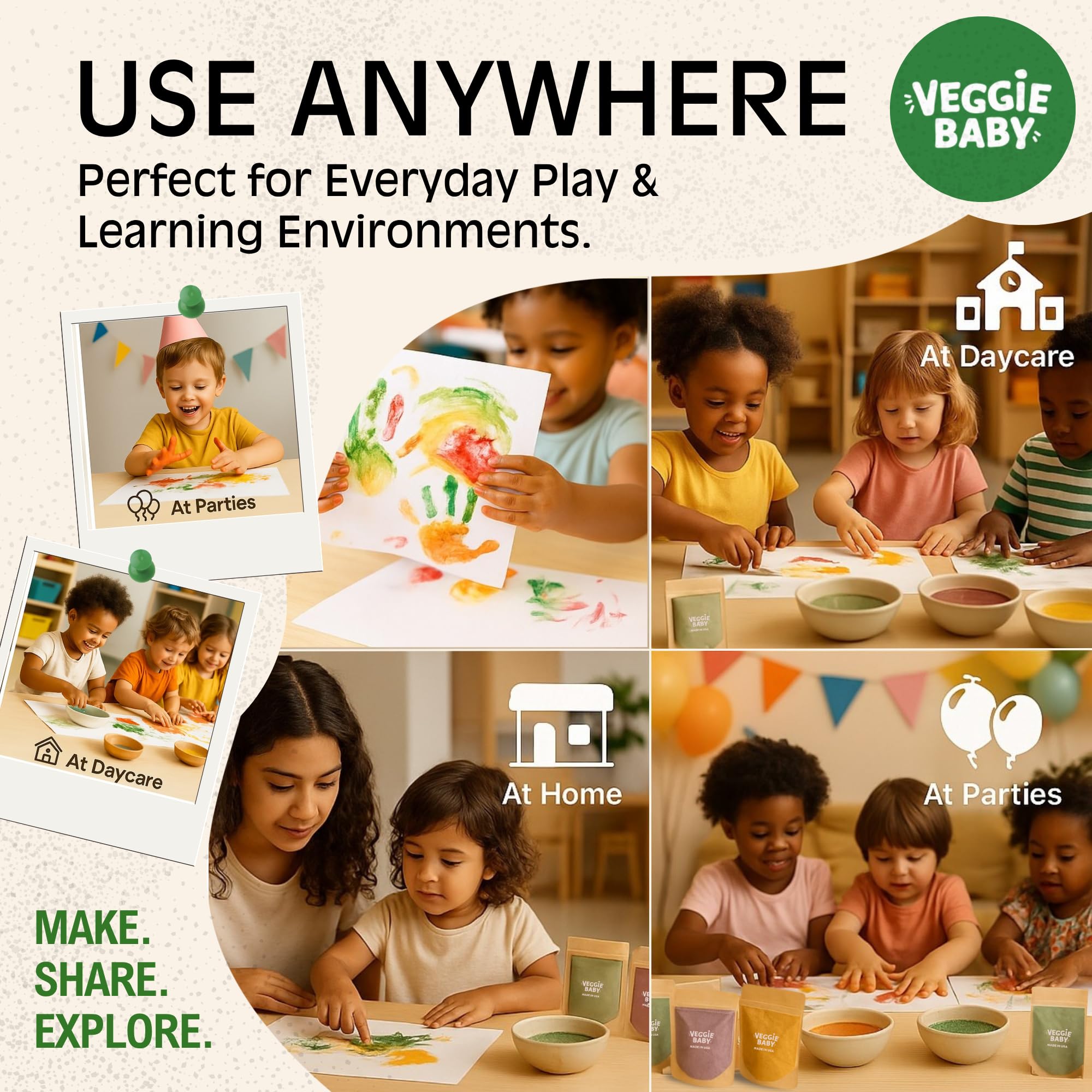 Veggie Baby made-in-USA label highlights domestic production you can trust.