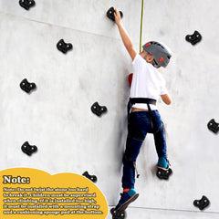Veimia indoor-outdoor rock wall set for wooden boards and play spaces