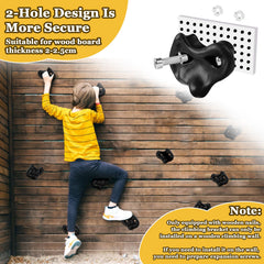 Veimia sturdy hard-plastic climbing holds with durable, fade-resistant finishes
