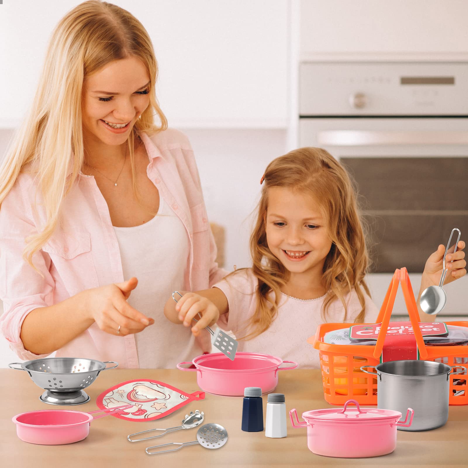Veitch fairytales colander and stockpot inspire kid-friendly pretend cooking
