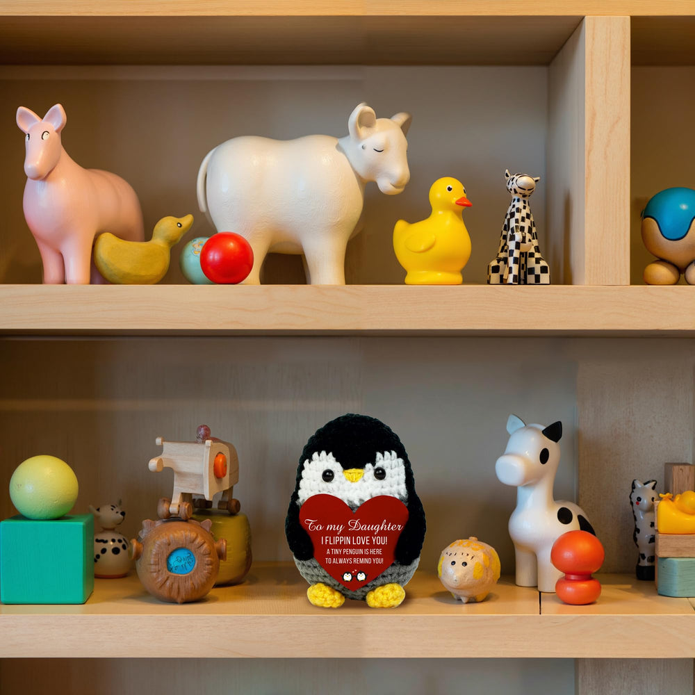 VELENTI crochet penguin keepsake ideal for birthdays and holidays