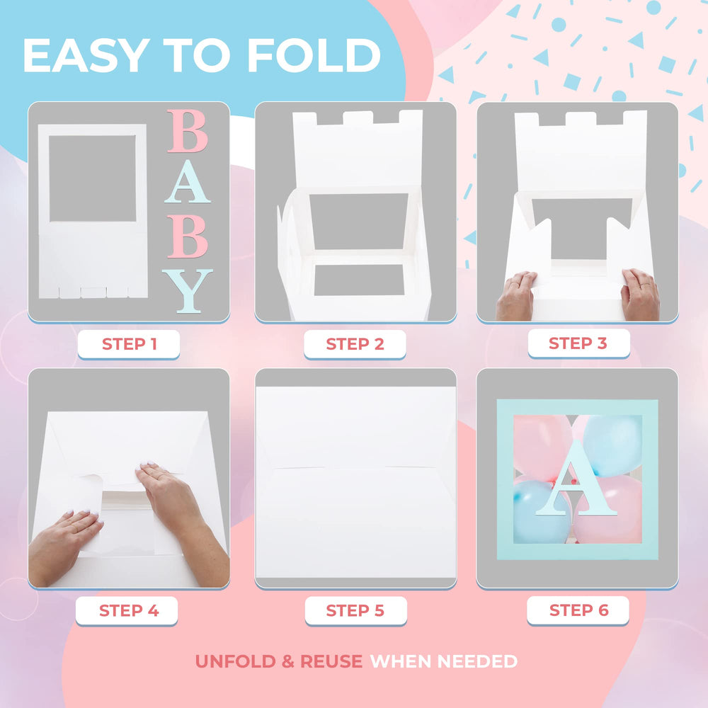 Vellax photo-friendly backdrop enhances baby shower and gender reveal photos