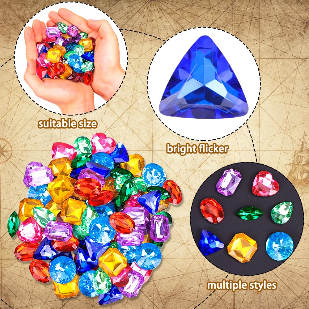 Vellibring gems seven styles offer diverse shapes for diving games and party activities