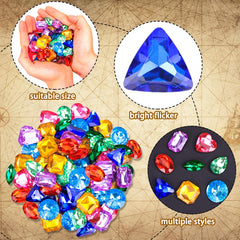 Vellibring gems seven styles offer diverse shapes for diving games and party activities