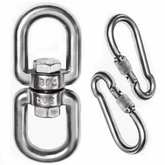 Velomill 2+1 swivel ring offers durable 360-degree rotation for secure overhead hangs.