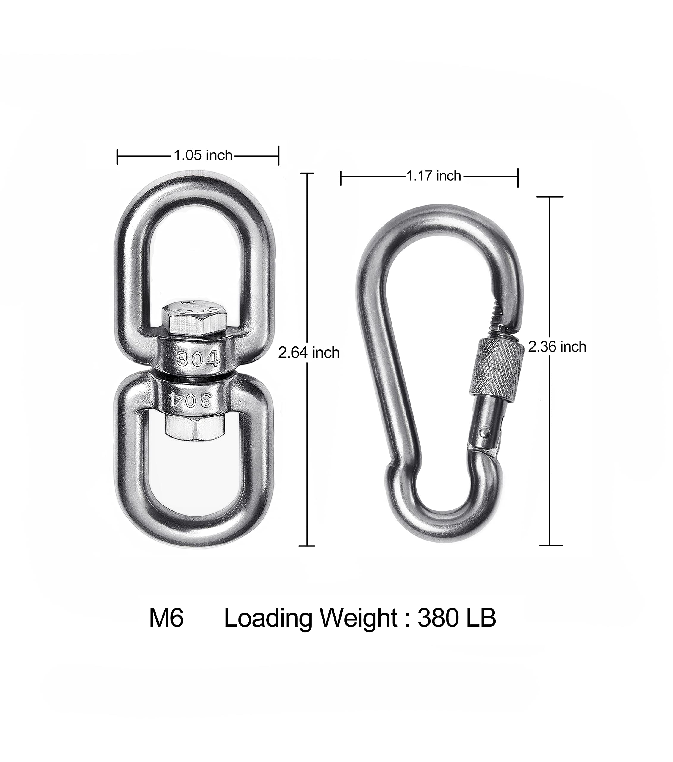 Velomill 360-degree rotation prevents rope twisting during use.