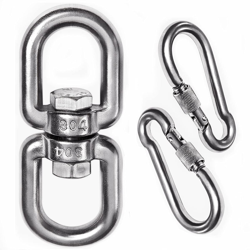 Velomill heavy-duty swivel ring for durable outdoor hangs