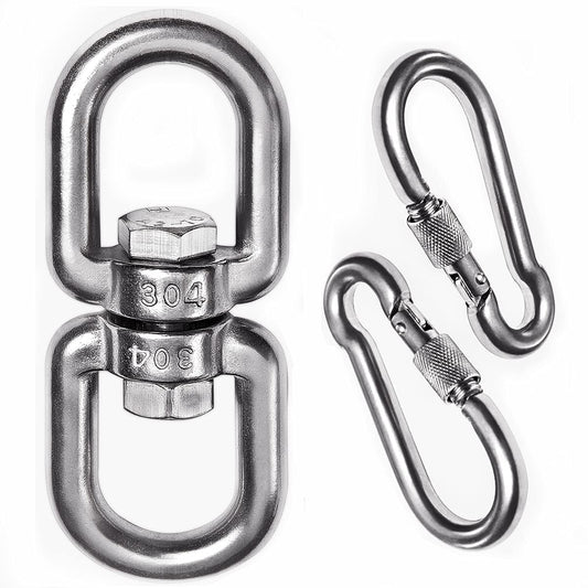 Velomill heavy-duty swivel ring for durable outdoor hangs