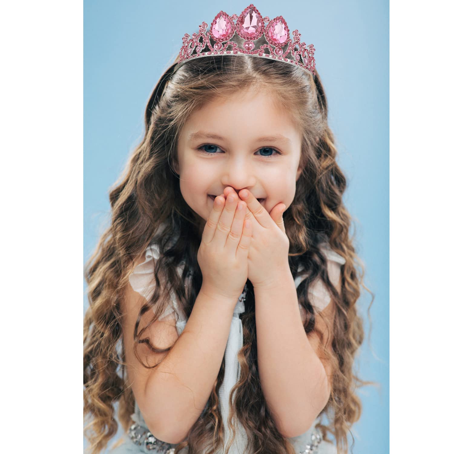 VELSCRUN kids party costume tiara suitable for cosplay and holiday events.