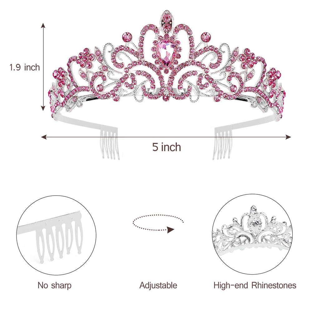 VELSCRUN princess crown suits bridesmaids, birthdays, and special occasions with easy styling.