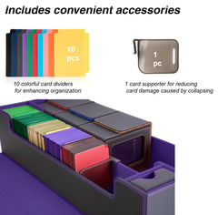 Venssu card-support upright design protects cards from bending and toppling.