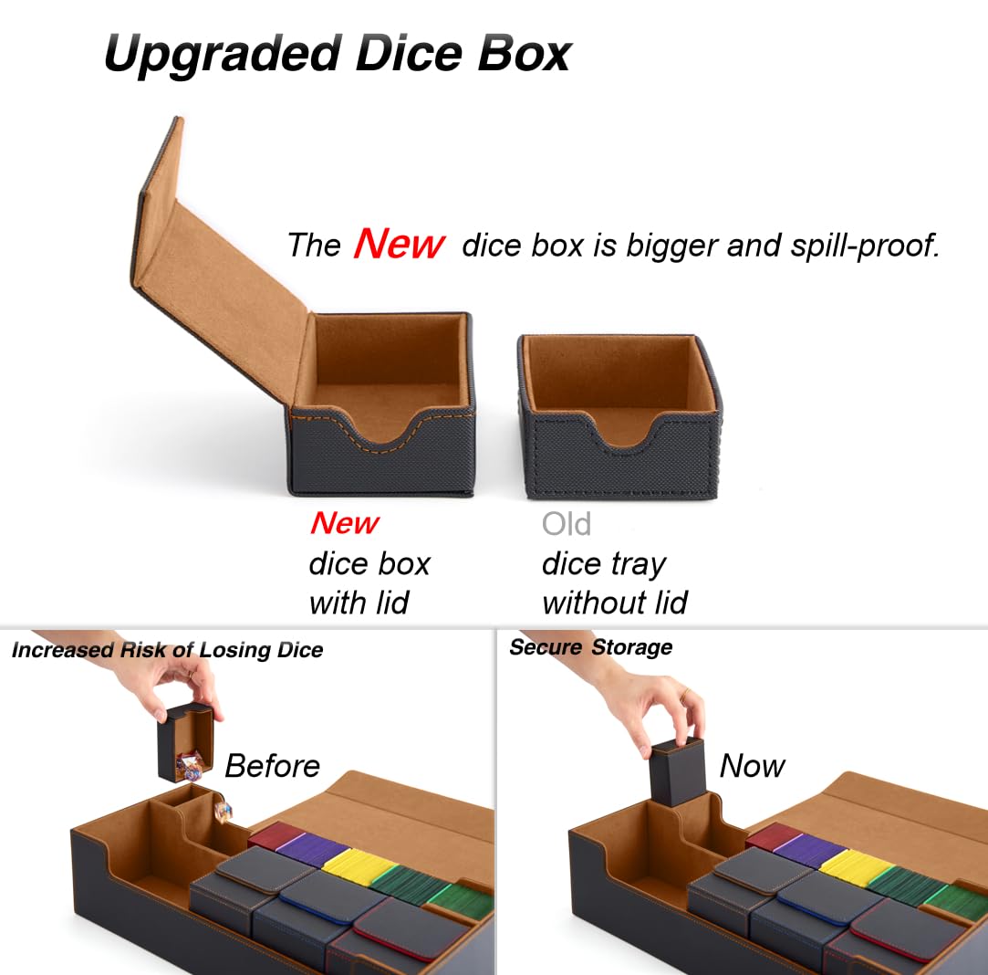 Venssu colorful dividers help quick card organization and retrieval.