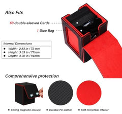 Venssu deck box magnetic closure keeps contents secure in transit