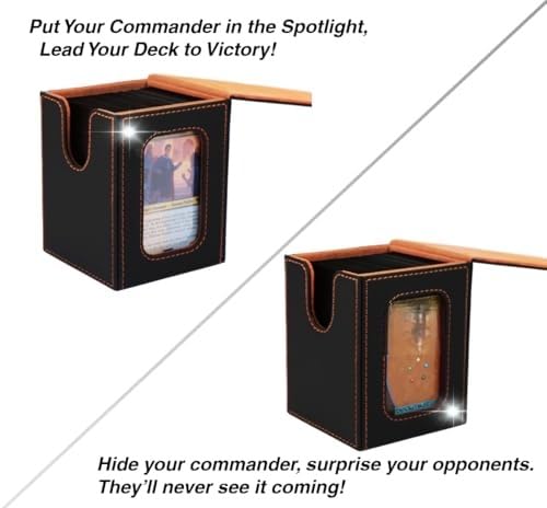 Venssu deck box interior showing top loader for secure cards