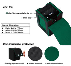 Capacity configurations display 120 single-sleeved cards and other setups.