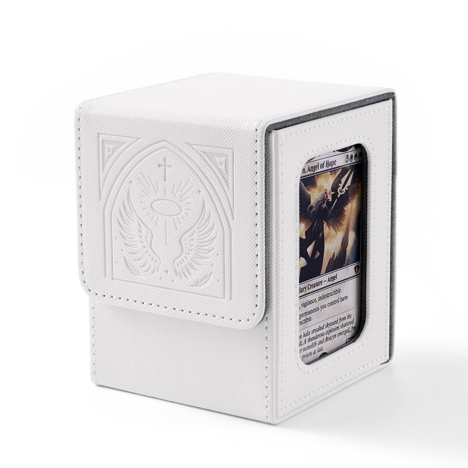 Venssu MTG deck box with commander display for quick table access.