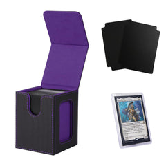 Venssu MTG deck box with commander slot for easy identification and display.