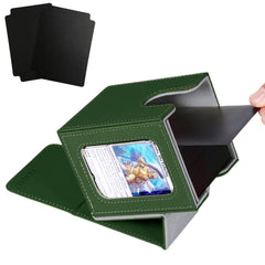Venssu MTG deck box with window for quick commander deck identification.