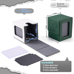 Venssu MTG deck box interior-microfiber lining guards cards from scratches