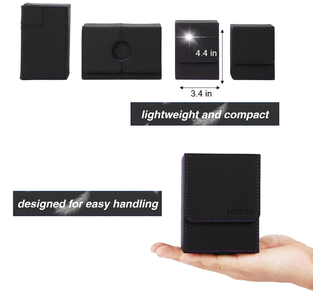 Lightweight portable design makes on-the-go game sessions easier.