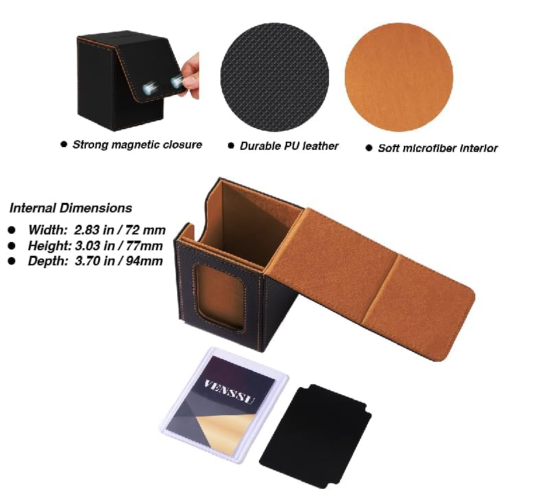 Venssu commander display box is compact yet roomy for travel.