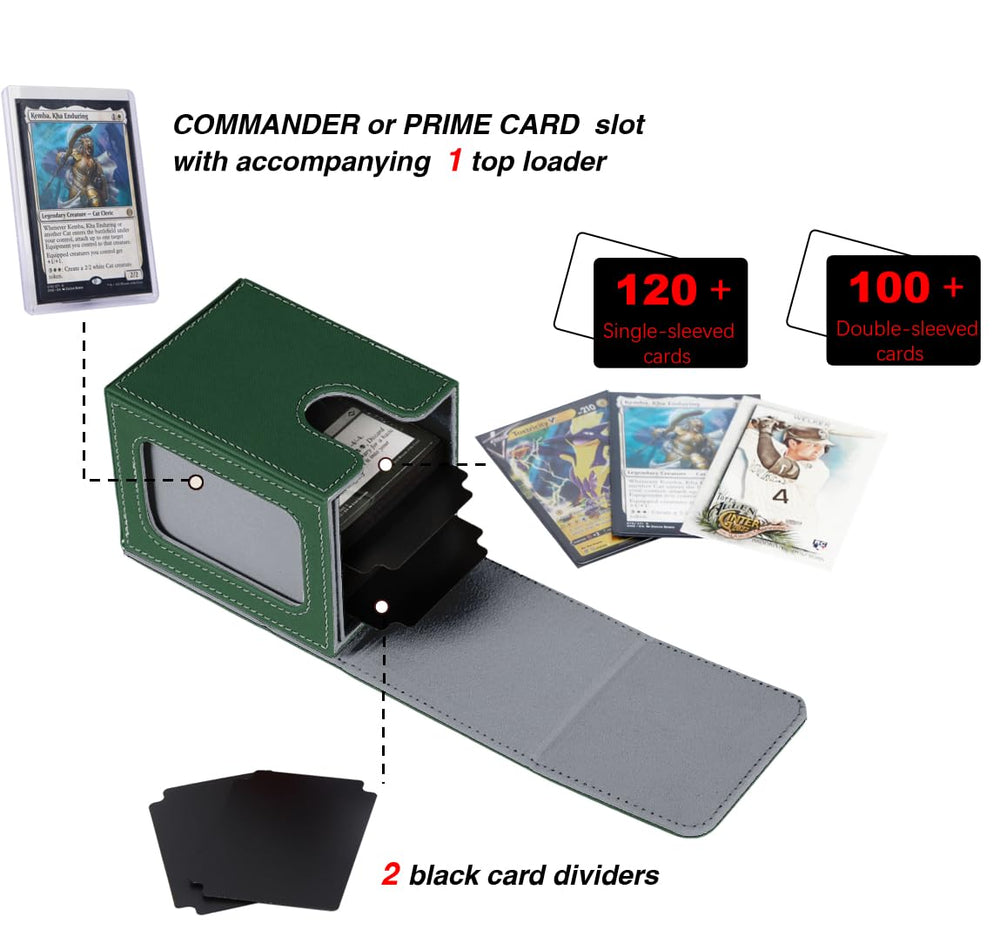 Venssu deck box with magnetic closure provides secure protection during transport.