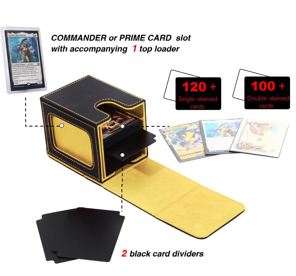 Venssu deck box features magnetic closure for secure transport.