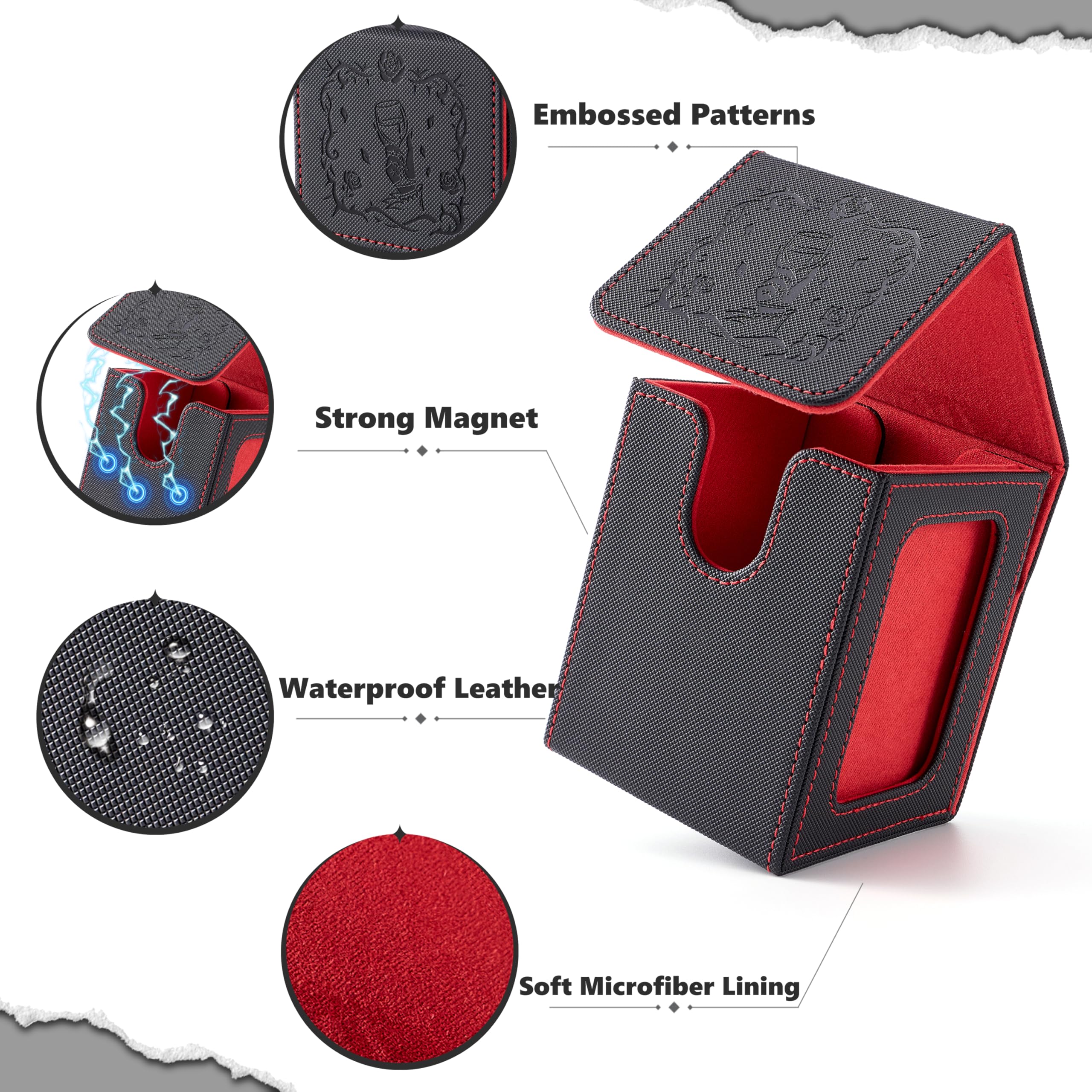 Lightweight, portable deck box ready for transport.