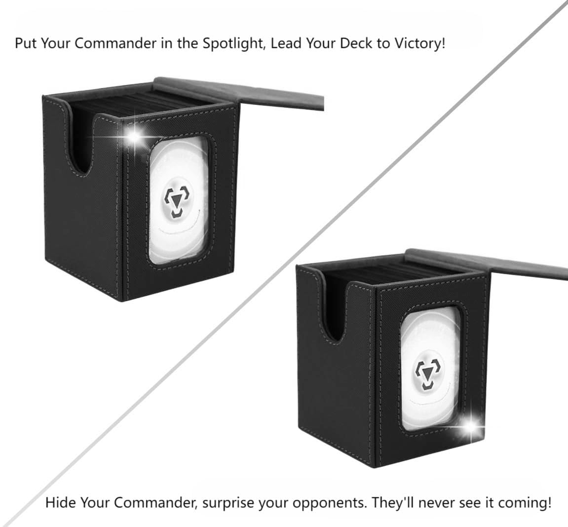 Venssu portable deck box design fits in small bags for travel and game nights.