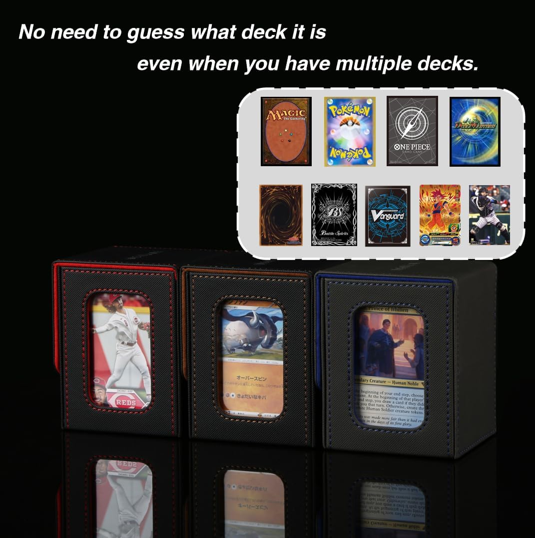 Venssu deck box ready for portable travel and tournaments