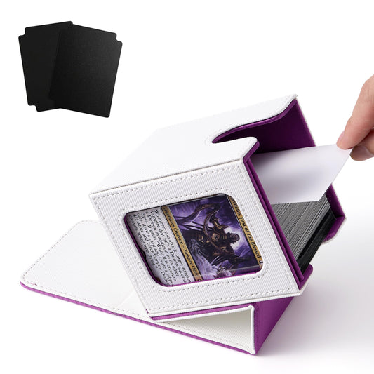 Venssu MTG deck box with window display showing the deck for quick identification