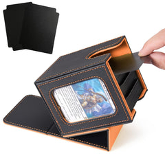Venssu MTG deck box with window front for quick deck identification during games